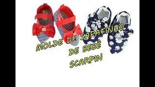 Como fazer molde sapatinho de bebe scarpin, sapatinho pontudo