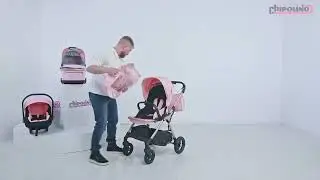 Carrito de bebé trío INFINITY hasta 22 Kg con capazo duro de Chipolino