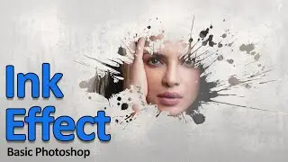 INK EFFECT -  Ink Drop effect in Adobe Photoshop | Easy Tutorial for Beginners | Latest video 2021