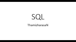 SQL #3 - Installing MySQL in Windows