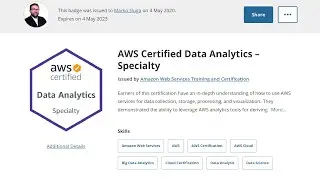How to prepare 🤓🤓🤓 for the AWS Data Analytics Specialty Exam ☁️☁️☁️