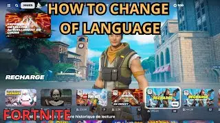 TUTORIAL HOW TO CHANGE THE LANGUAGE ON FORTNITE (PS4/PC) ON FORTNITE, put in English tutorial