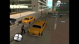 Transporting in 01:25? Nitro taxi driver in gta san andreas 373(LV)