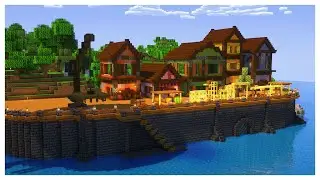 Expanding the Coastal Village In Minecraft Survival - Limelight SMP 13