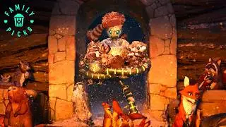 Roz and Fink Save the Animals from the Snowstorm | The Wild Robot