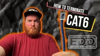 How To Terminate A Cat6 cable