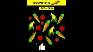 Count The Vegetable ! | Test Your Eyes | #shorts #paheliyan #viral
