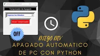 Programar apagado AUTOMÁTICO en WINDOWS con PYTHON 🐍