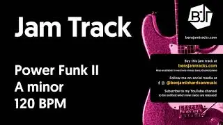 Power Funk II Jam Track in A minor   BJT #49