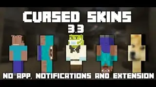 Cursed skins | cursed skin pack for minecraft pe android | meme skins | how to download skin pack |