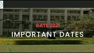GATE 2021 Exam Latest update # date reminder# How to Register and apply
