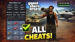 Cheat Menu GTA San Andreas | GTA San Andreas Cheat Codes | GTA SA Trainer | Cheat Menu Mod GTA SA