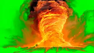 Firebending 🔥 FREE VFX Greenscreen◈ Big Fire Tornado / Avatar the last airbender inspired Effect