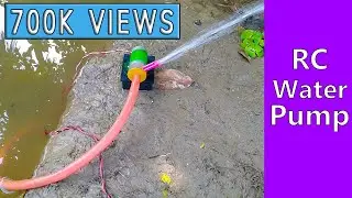 Motor Se Water Pump Kaise banaye - How To Make Water Pump Using Motor
