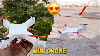 How To Make A Mini Drone | How to make a drone at home | DIY Drone | Lalit Experiment