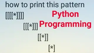 Python tutorial | Python pattern program