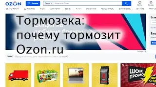 Тормозека: почему тормозит Ozon.ru
