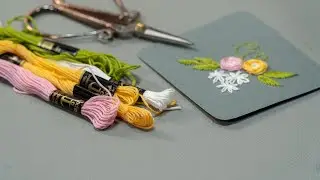 DIY Embroidered Flower Card: Woven Spider Wheel & More!