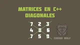 Sumar diagonales de una matriz en C++ [ 01: Explicación paso a paso]