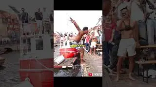 Speed backflips into water 😱