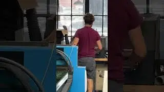 He REALLY Loves the Laser #diy #dancing #workshop