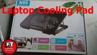 N99 laptop cooling pad || Best budget dual fan laptop cooling pad  2019 [HD]