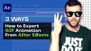 How To Export a GIF from After Effects 2023