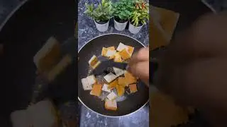 Don't Waste Leftover Bread | Bread recipe |Spicy Bread Cubes Recipe #shortsvideo #breadrecipe #viral