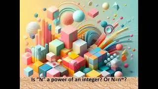 Is N a power of an integer Or N=n^w