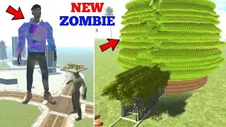 New Big Zombie 🤯+Tree House in Indian Bike Driving 3D | All New Cheat Codes of Update| Harsh in Game