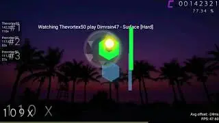 surface by Dimrain47 Osu!droid Ranking C accuracy 71.56