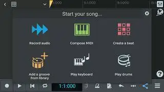 How To make songs by Android Part 1 by n-track 9  / recording vocal