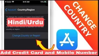 How to Change Country/Region in Appstore | Add Mobile Number and Connect Credit Card in Icloud