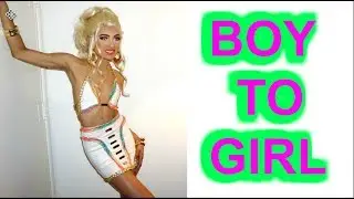 BOY to GIRL  Transformation GAY PRIDE
