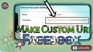 How to make a custom url for Facebook