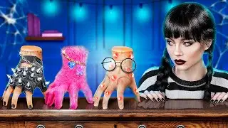 Kutu Buku Menjadi Wednesday Addams! Gadget Dan Trik Makeover