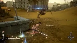 Stellar Blade - The Great desert Jump across 3 building puzzle