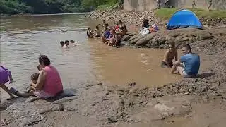 En la playa de la arenera de ricaurte cundinamarca
