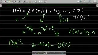Solving Recurrences: Master Theorem