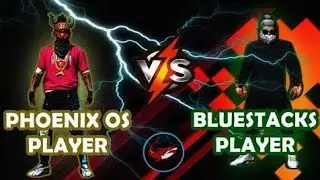 🤬 bluestacks player VS Phoenix os player controversy 😤  challenge 😵‍💫