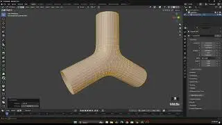 Y-Junction Pipe Modeling in Blender