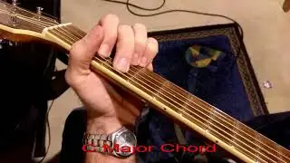 G C D chord progression from guitar player perspective