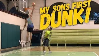My 16 year old son’s FIRST DUNK! Basketball Philippines