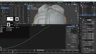 12 Adding Mesh Collection Along the Curve in Blender