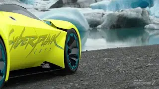 Gran Turismo 7 Cyberpunk 2077 Hacked Vehicle