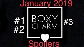 January 2019 Boxycharm Spoilers #1 #2 #3