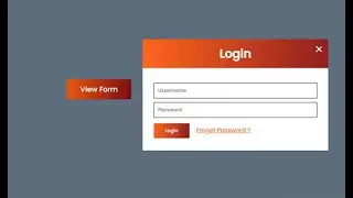 How To Create Pop Up Login Form Using only HTML and CSS | Popup Model Box |  E-CODEC