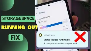 Storage space running out problem fix working solution 2023
