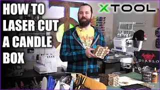 How to Laser Cut a Custom Candle Box - Xtool P2 Laser Cutter - Tock Custom