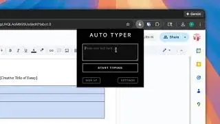 Auto Typer Demo